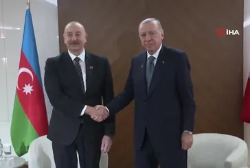 Başkan Erdoğan, Aliyev ile görüştü