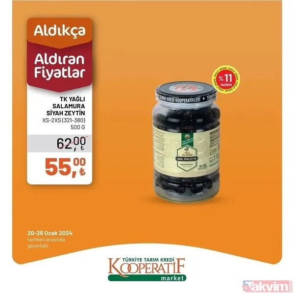 23-26 Ocak 2024 Tarım Kredi Kooperatif market fiyat listesi mest etti: Ayçiçek yağı, Peynir, süt, yumurta, kaşar fiyatları dibi gördü - 16