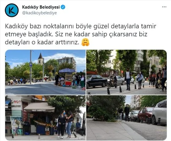 CHP'li Kadıköy Belediyesi vatandaşla dalga geçiyor! Kırık dökük kaldırımı 'tamir ettik' diye sundular-5