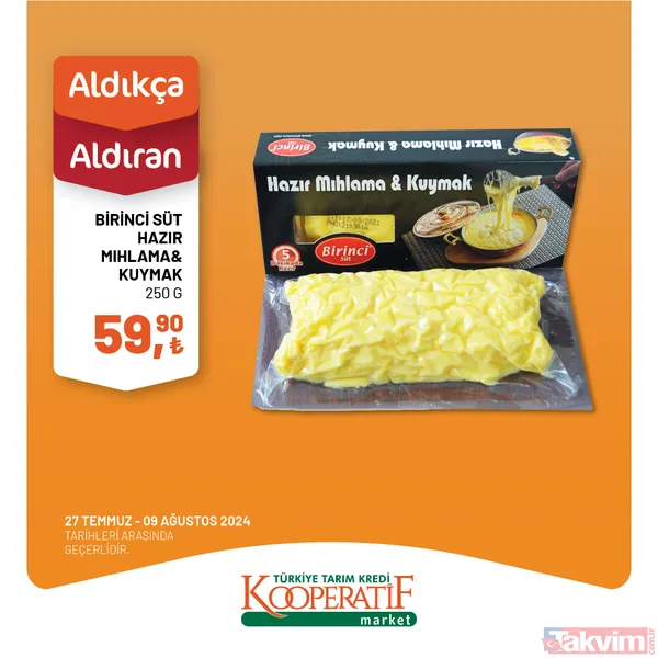 Tarım Kredi Market'te 60 üründe dev indirim! Katalogda yok yok! Taze Kaşar 249 TL, Siyah Zeytin 115 TL, Tuvalet Kağıdı 40'lı 209 TL... - 25