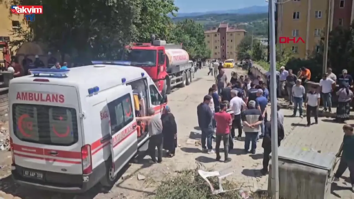 Zonguldak Çaycuma'da patlama!