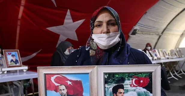 HDP önünde nöbetteki anne: Büyük oğlum kardeşini kurtarmak isterken şehit edildi