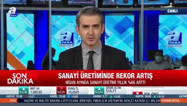 SON DAKİKA! TÜİK 2021 Nisan sanayi üretim endeksini açıkladı! Sanayide çarklar son sürat dönüyor