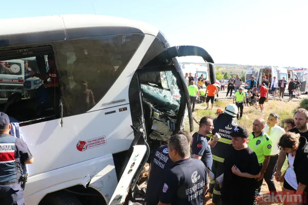 Eskişehir'de can pazarı! Yolcu otobüsü yoldan çıktı - 11