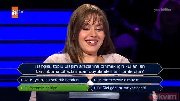 ATV'nin sevilen yarışması Kim Milyoner Olmak İster’de yarışmacının telefon jokeri kullandığı soru şaşırttı - 4