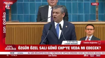 Özgür Özel'in yol haritası belli oldu