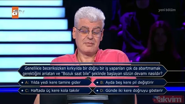 Kim Milyoner Olmak İster'de ilkokul matematik sorusunu bilemeyen yarışmacı joker hakkı kullandı! Sosyal medyada gündem oldu - 26