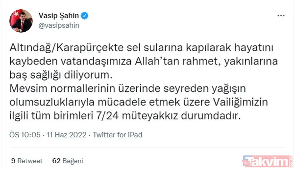 SON DAKİKA: Ankara'da sel can aldı! Ev ve iş yerlerini su bastı yollar göle döndü - 14