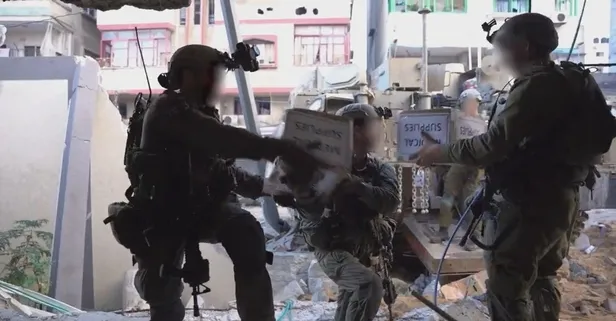 İsrail ordusunun boş karton kutularla ve belgelerle yaptığı propaganda alay konusu oldu