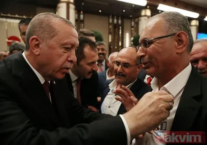 Beştepe’ye gelen muhtar Başkan Erdoğan’a fena yakalandı