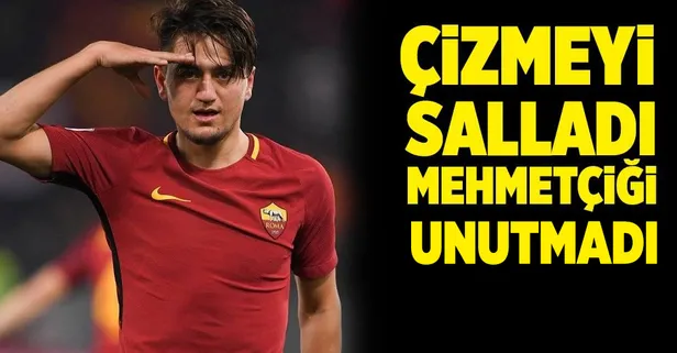 Çizmeyi salladı Mehmetçik'i unutmadı
