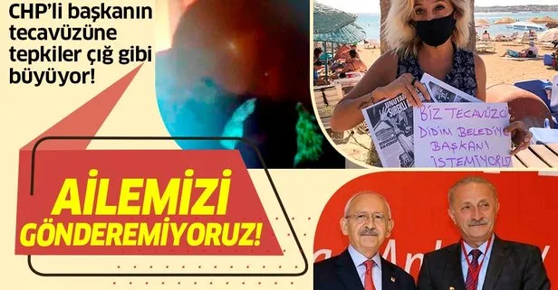 Tecavüzcü başkan istemiyoruz