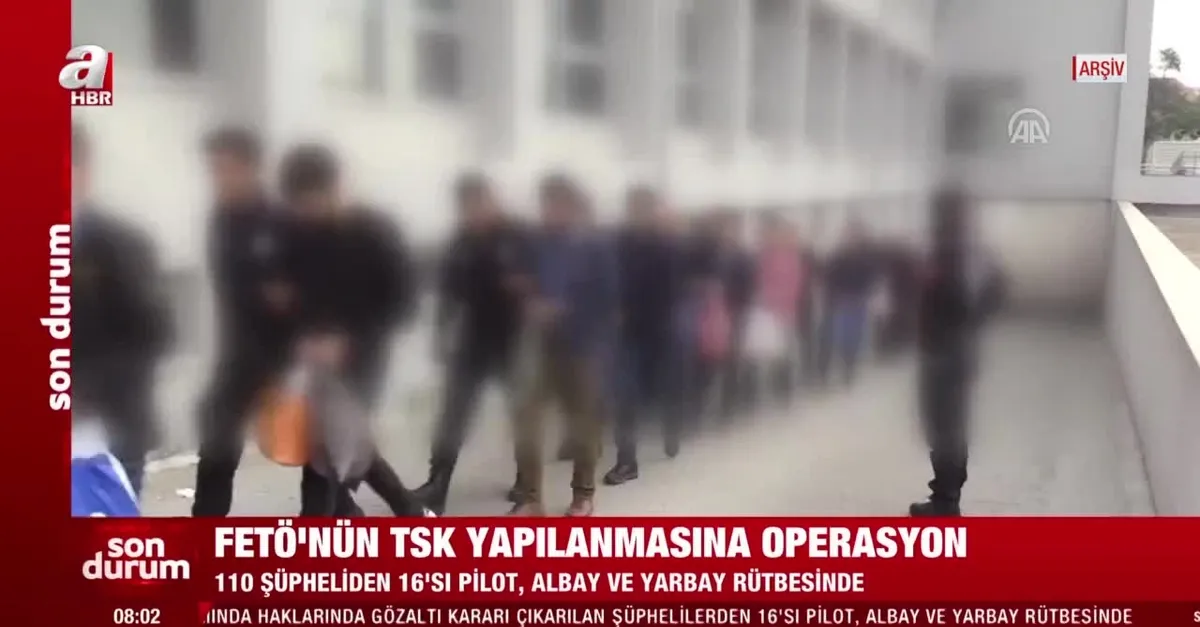 Son dakika: FETÖ'nün TSK yapılanmasına 25 ilde dev operasyon!