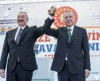 Başkan Erdoğan İlham Aliyev’le görüştü