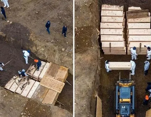 ABD’de toplu mezarlar kazılıyor !