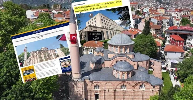 Atina'dan sonra ABD'de de 'Kariye Camii' hazımsızlığı! Yunan basını yetersiz buldu: "Çileden çıkarıcı ve anlamsız"