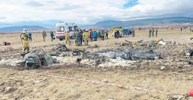Yürek yakan kaza! Askeri helikopter düştü: 6 askerimiz şehit oldu