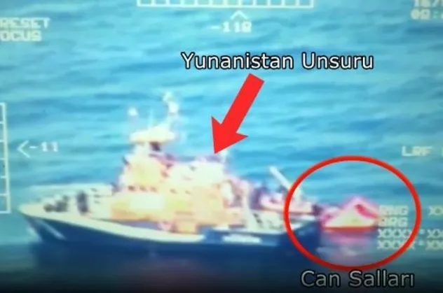 İzmir'de Yunanistan unsurlarınca Türk karasularına bırakılan 32 düzensiz göçmen kurtarıldı