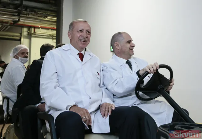 BaÅkan ErdoÄan EskiÅehir'de ETİ Fabrikası'nı ziyaret etti