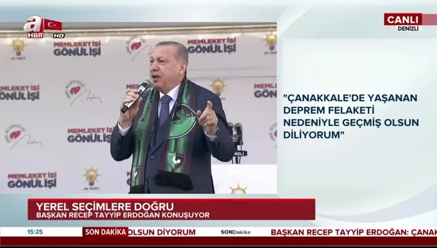 Başkan Erdoğan'dan 'parti logosu' tepkisi