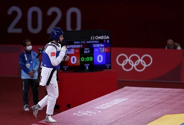 2020 Tokyo Olimpiyat Oyunları | Milli tekvandocu Nur Tatar 67 kiloda finale çıkma şansını kaybetti-5