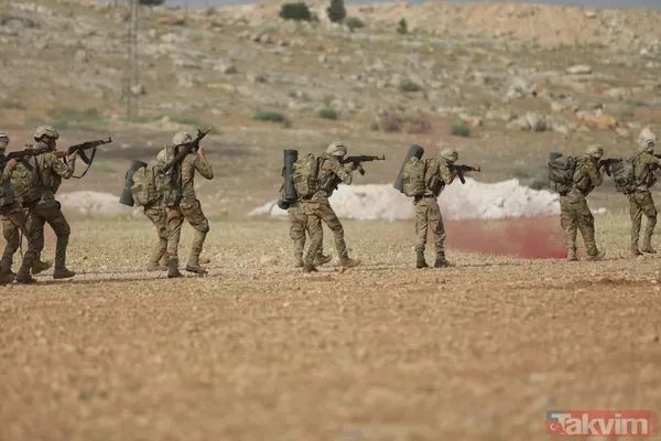 Başkan Erdoğan Suriye'nin kuzeyine yeni operasyon sinyali vermişti! Suriye Milli Ordusu 2 bin askerle tatbikat yaptı - 9