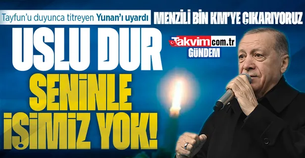 Başkan Erdoğan'dan Fethiye'de Yunan'a uyarı: "Uslu durduğun müddetçe bizim seninle işimiz olmaz"