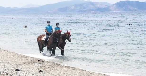 Atlı tim iş başında