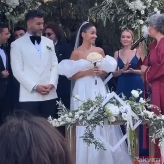 Zeynep Bastık ile Tolga Akış evlendi! İşte düğünden ilk kareler… - 1