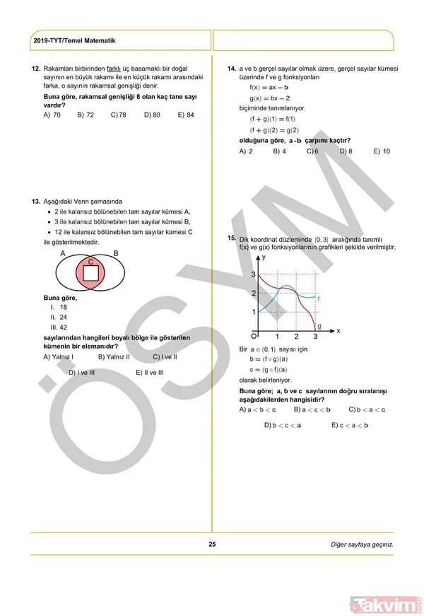 2019 YKS TYT soruları yayınlandı! İşte YKS TYT soruları ve cevap anahtarı... - 28