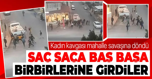 Antalya'da kadın kavgası mahalle savaşına döndü! Birbirlerine girdiler