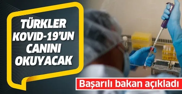 Sanayi ve Teknoloji Bakanı Mustafa Varank, koronavirüs tanısı için Türk bilim insanlarının yeni sistem geliştirdiğini açıkladı