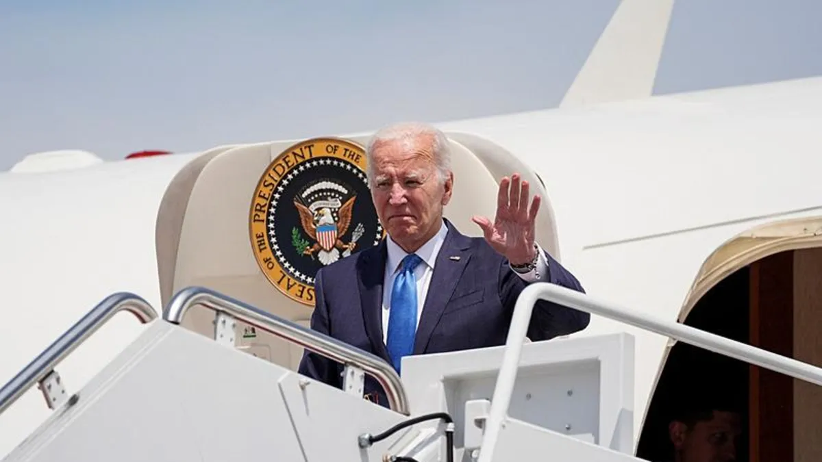 Joe Biden 6 gün sonra ilk kez görüntülendi! ABD'de gözler tarihi açıklamada: "Bu işi bitireceğim"