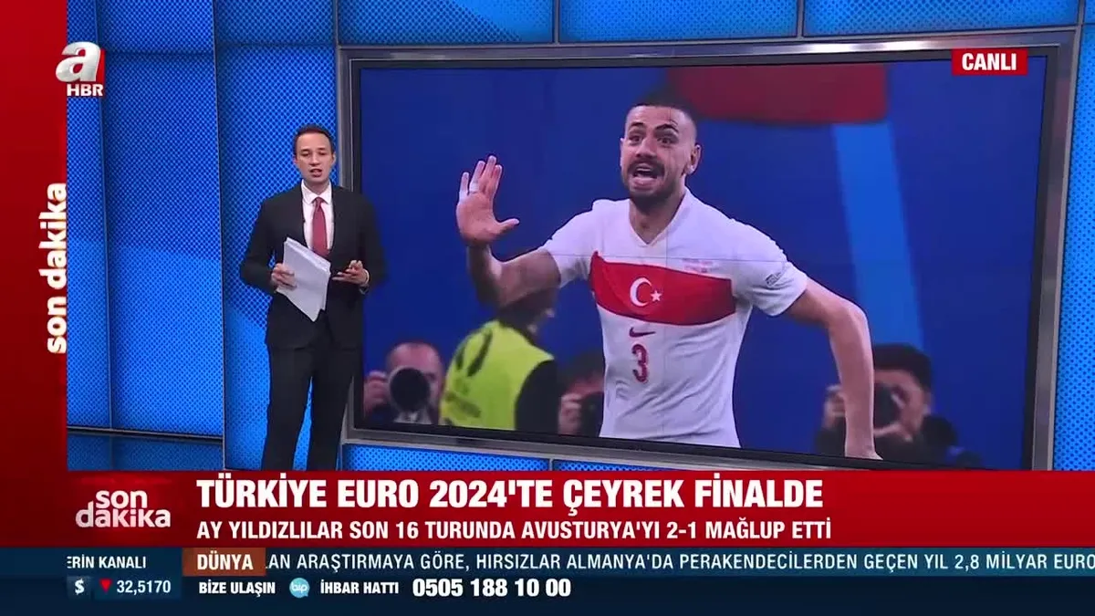 Türkiye EURO 2024’te çeyrek finalde!