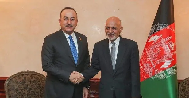 Bakan Çavuşoğlu Münih’te Afganistan Cumhurbaşkanı Gani ile görüştü