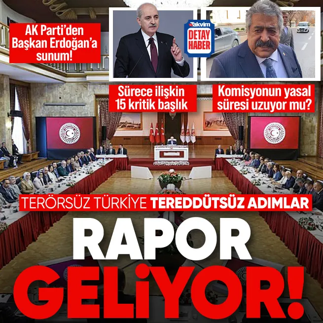 15 bölüm 55 sayfalık rapor! AK Partinin süreç raporu Başkan Erdoğana sunuldu