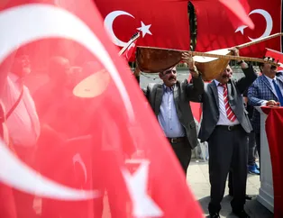 Halk ozanlarından ABD protestosu