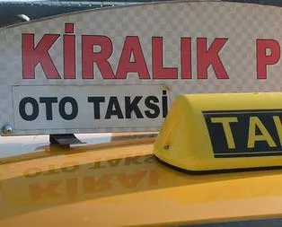 Takside sahte plakayla kiralama vurgunu