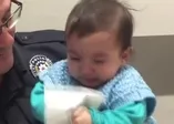 8 aylık bebeğe yapılan yürekleri sızlattı