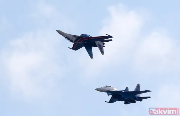 Rus Şövalyeleri TEKNOFEST'te! Su-30 pilotlarının gösteri uçuşu nefes kesti - 8