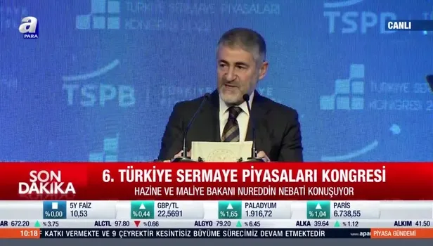 Hazine ve Maliye Bakanı Nureddin Nebati'den 'Borsa' mesajı: Yatırım fonlarının büyüklüğü 565 milyar TL'ye ulaştı