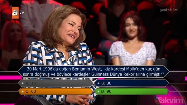 Kim Milyoner Olmak İster'de geceye damga vuran ikiz kardeş sorusu! - 29