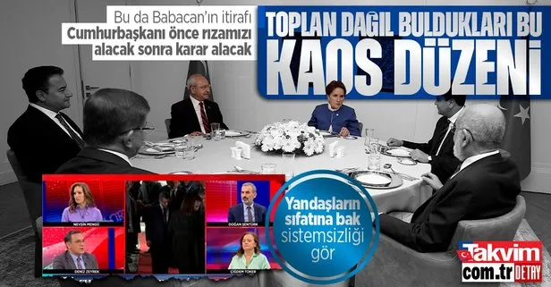 Bir itiraf da Ali Babacan’dan! Cumhurbaşkanı karar almadan önce 6 liderin rızasını alacak Önerdikleri sistemi yandaşları bile anlamadı