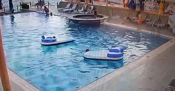 Tatil kabusa döndü! 9 yaşındaki Ali Güler Yüzmek için girdiği havuzda boğuldu | O anlar kamerada