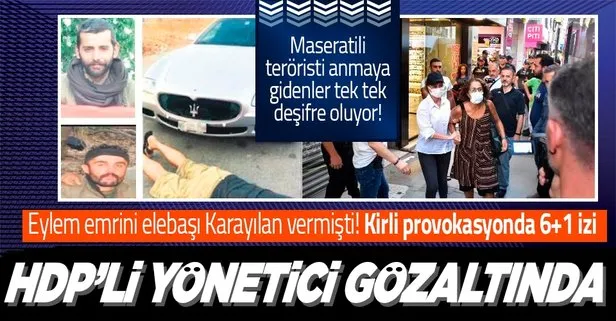 Terörist anmasında HDP İzmir İl Eş Başkanı Çınar Altan gözaltına alındı!
