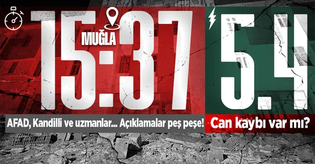 Muğla'da deprem mi oldu? 25 Ocak Antalya, Muğla, Fethiye, Denizli'de az önce deprem mi oldu? SON DEPREMLER LİSTESİ!