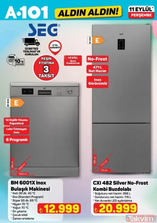 11 Eylül A101 aktüel kataloğu 2025: Bu hafta çarşaf, doğrayıcı, ayakkabılık indirimde - 8