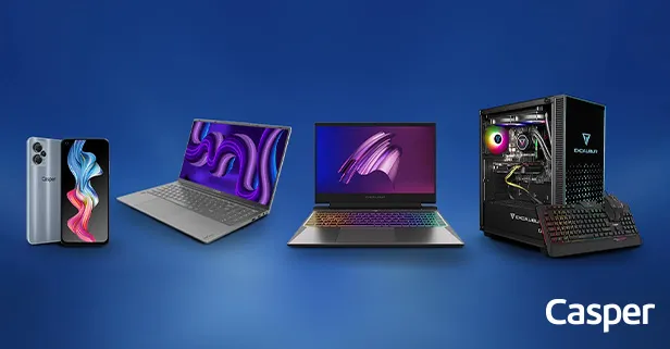 KASIM AYINA ÖZEL EXCALIBUR, CASPER NIRVANA BİLGİSAYARLARDA VE CASPER VIA TELEFONLARDA  İNDİRİM FIRSATLARI