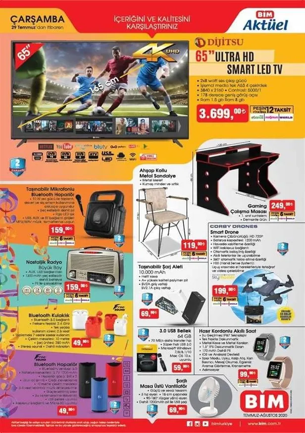 28 temmuz sali bim de gelecek hafta