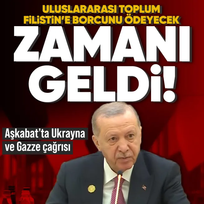 Başkan Erdoğan’dan Ukrayna ve Gazze çağrısı: Uluslararası toplumun Filistin’e borcunu ödeme zamanı geldi